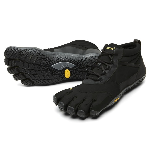 Panske Turistické Topánky Vibram Slovensko - FiveFingers V-Trek Insulated Čierne | 4897IDRME